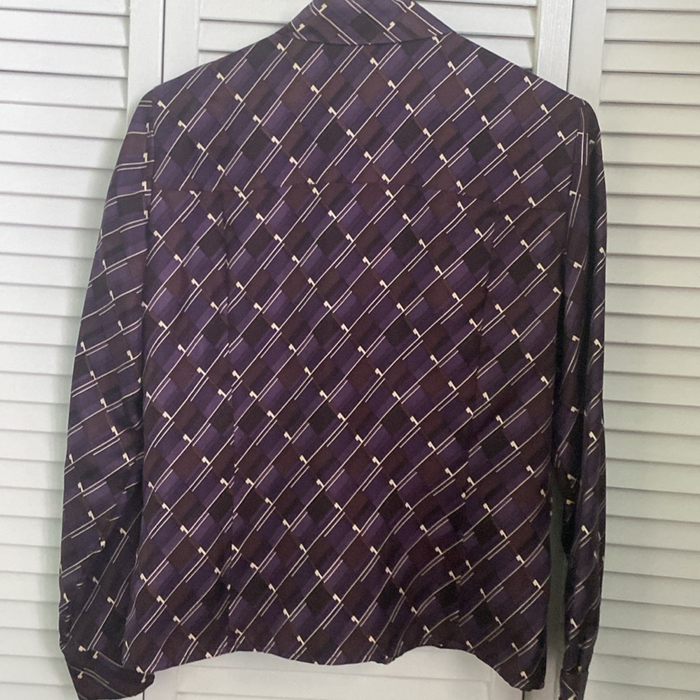 Anne Klein silk blouse - Picture 4 of 6